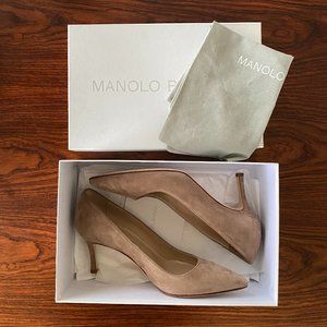 Manolo Blahnik BB Suede Pumps